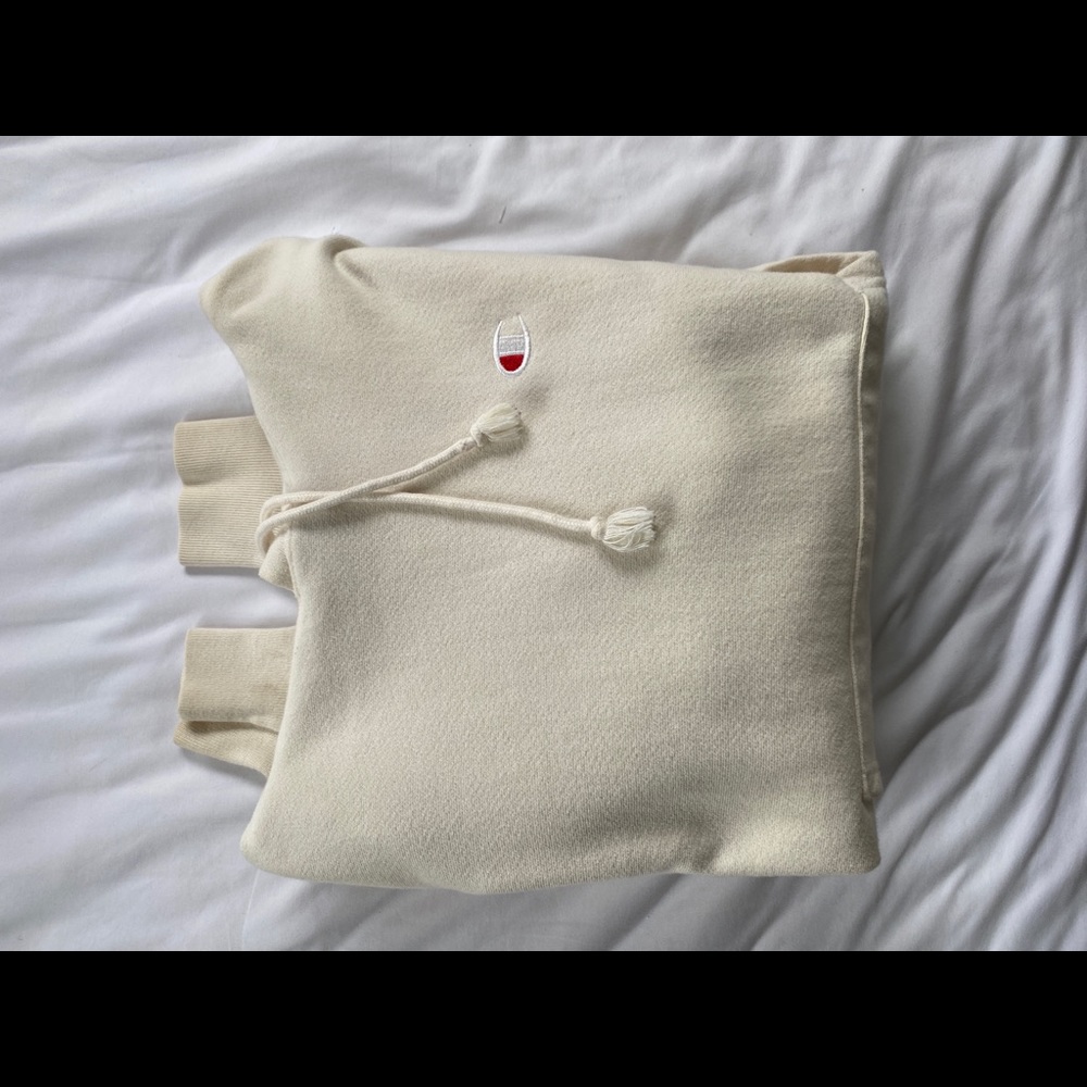 Cream Champion Hoodie